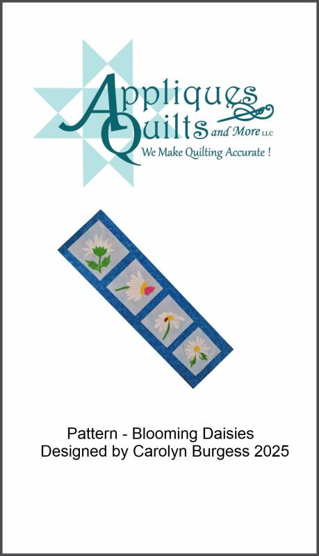 Table Runner Pattern - Blooming Daisies
