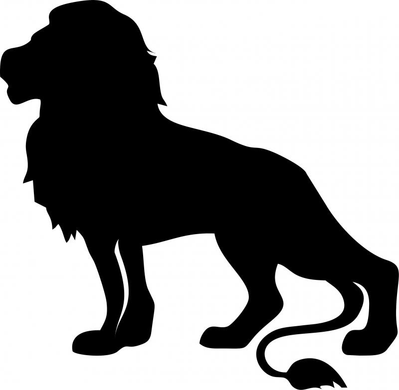 Leo Silhouette Laser Cut Applique