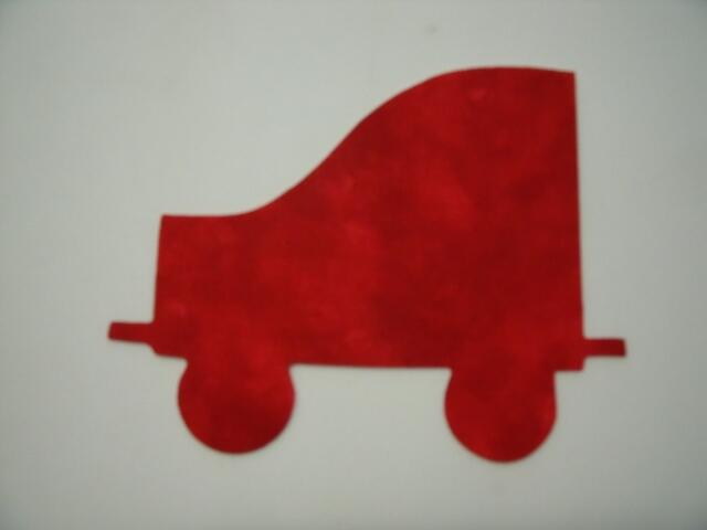 Christmas Train Coal Car Laser Cut Appliques