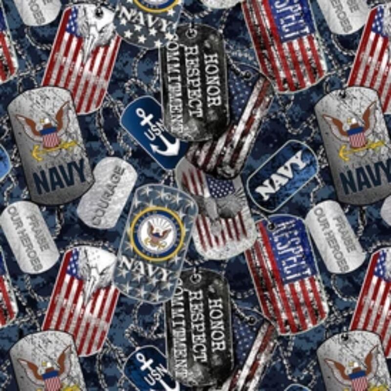 Patriot Dog Tags - Navy