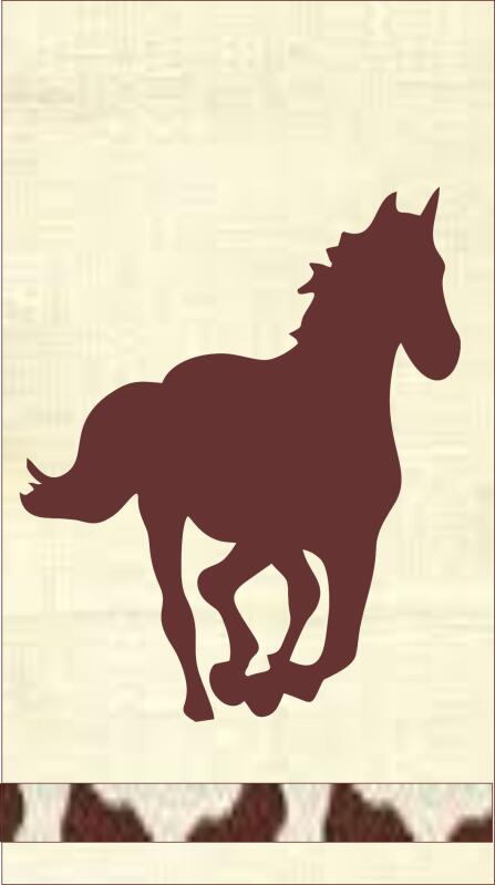 Towel Applique Kit - Horse