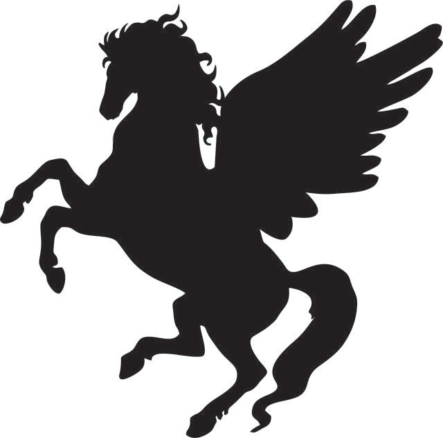 Pegasus Silhouette Laser Cut Appliques