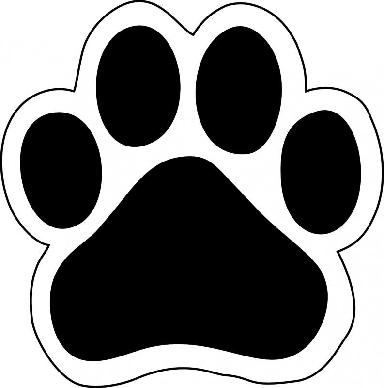 Dog Paws Laser Cut Appliques