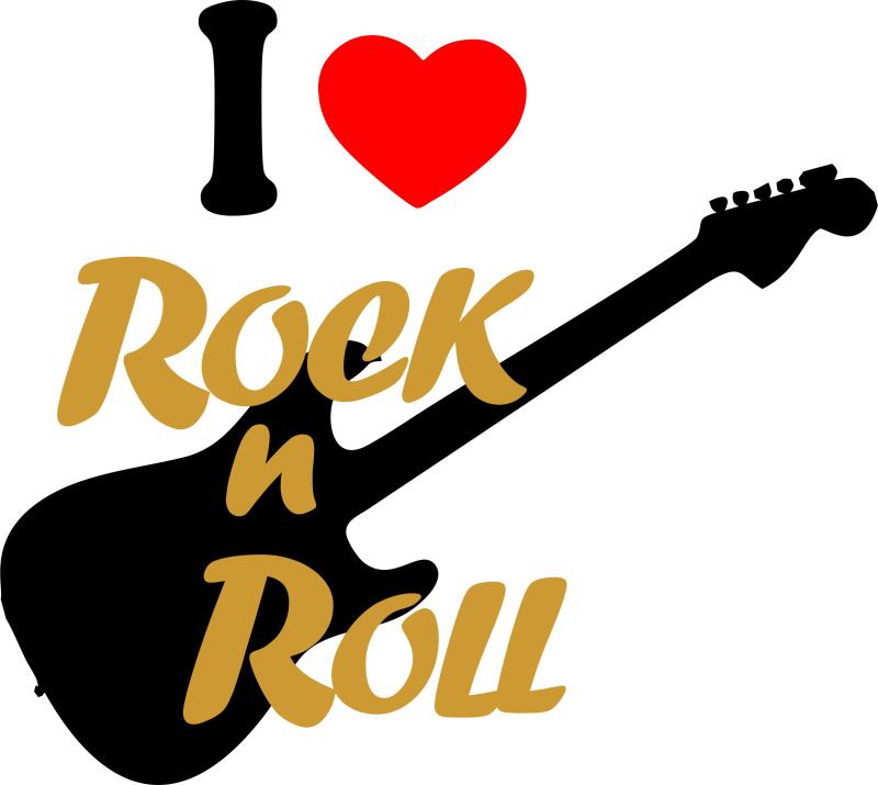 KIT - I Love Rock n Roll Laser Cut Appliques
