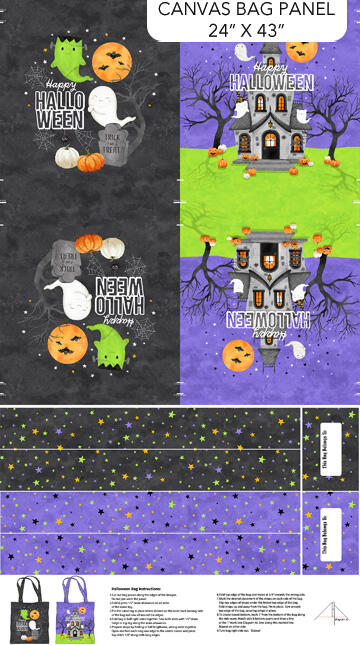 Ghost Town Trick or Trick Bag Panel