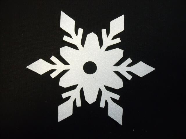 Snowflake Design #5 Laser Cut Appliques
