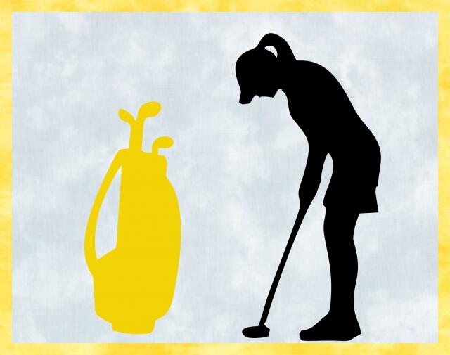 Kit - Mug Rug - Golfer - Female