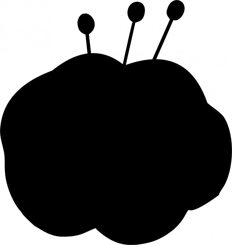 Pin Cushion Laser Cut Silhouette