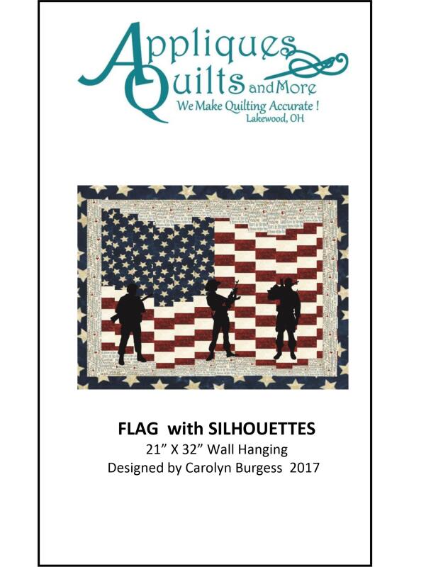 Pattern - Flag with Military Silhouettes
