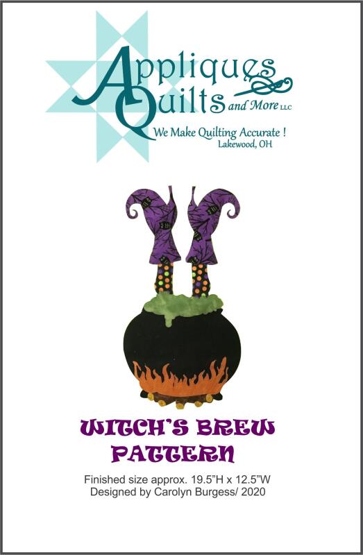 Pattern - Witch's Brew Applique