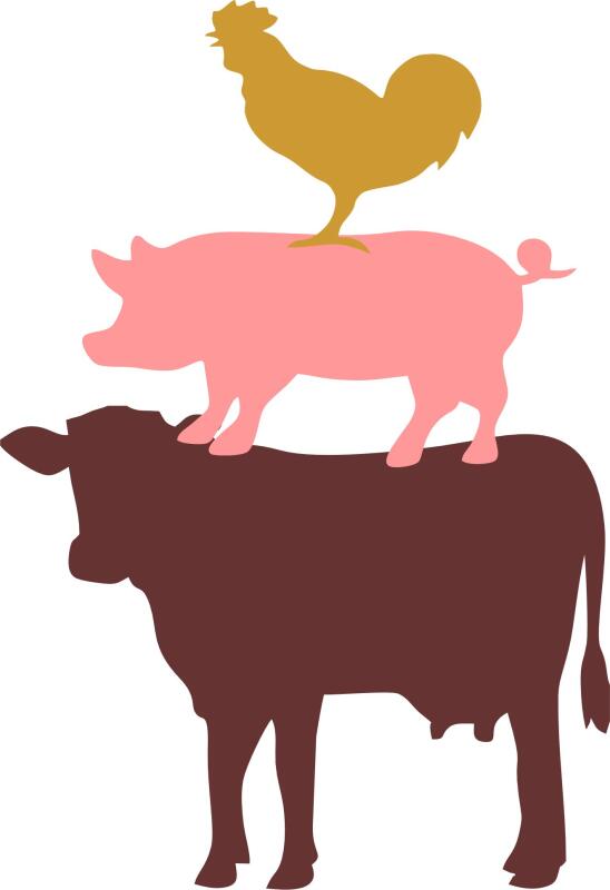 KIT - Stacked Farm Animals