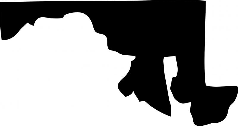 Maryland Silhouette Laser Cut Appliques