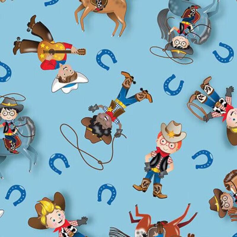 Lil Buckaroos - Blue Tossed