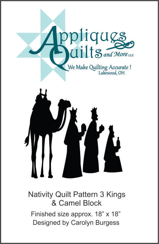 Pattern - Nativity 3 Kings & Camel Quilt Block
