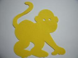 Monkey Laser Cut Appliques