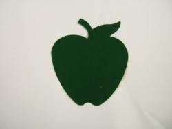 Christmas Apple Laser Cut Appliques (Size: 6"H, Color: Green )