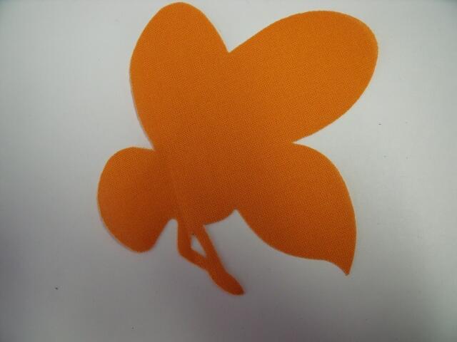 Bee Laser Cut Appliques (Size: 4"W , Color: Green , Direction: Facing left)