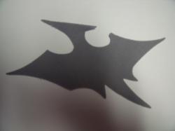 Dinosaur - Pterodactyl Laser Cut Appliques (Size: 6"W, Color: Gray , Direction: Facing right)