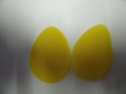 Easter Egg Laser Cut Appliques (Size: 5"H, Color: Yellow )
