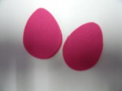Easter Egg Laser Cut Appliques (Size: 6"H, Color: Hot Pink )