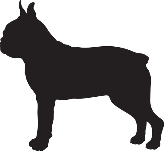 Dog - Boston Terrier Silhouette