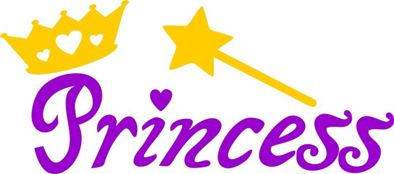 KIT - Princess, Crown & Wand Set Laser Cut Appliques