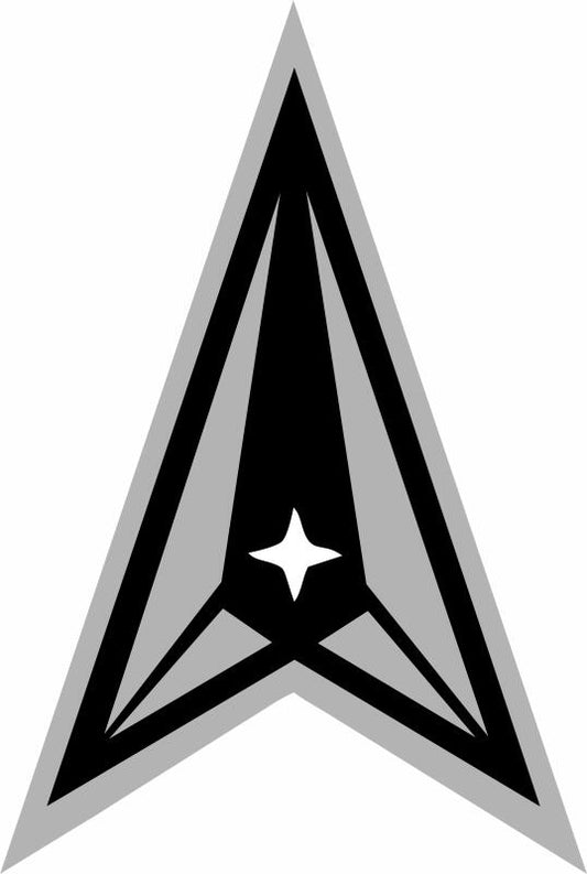 Space Force Symbol Laser Cut Silhouette