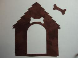 Dog House Laser Cut Appliques