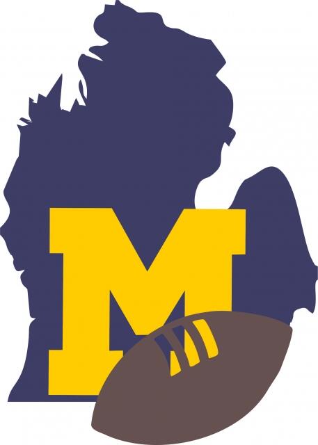 KIT - Football Teams - Michigan Laser Cut Appliques