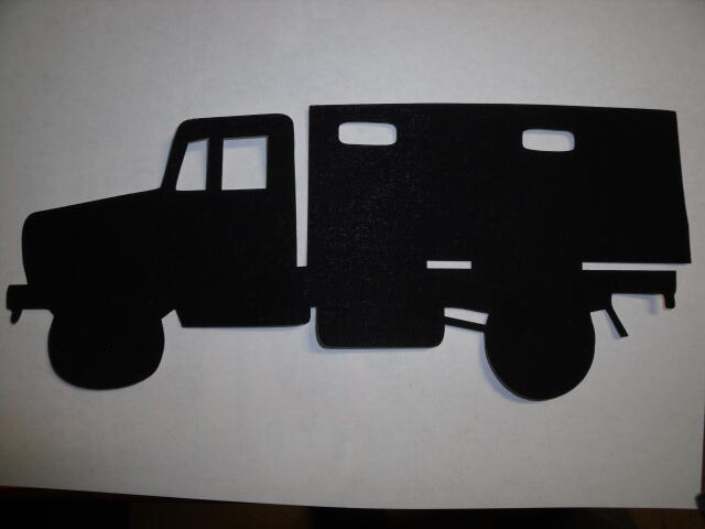 Silhouette - Military Truck