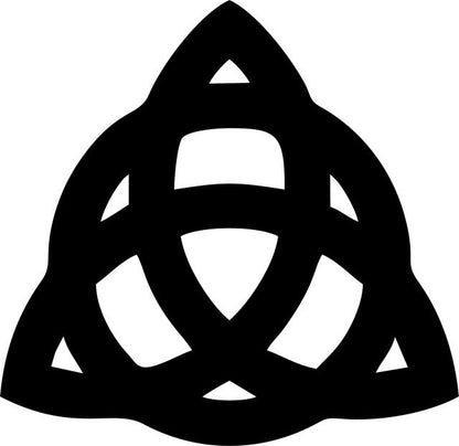 Trinity Knot Silhouette Laser Cut Appliques