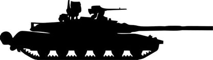 Tank - Abrams M1A1 Silhouettes Laser Cut Appliques