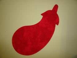 Eggplant/Squash Laser Cut Appliques