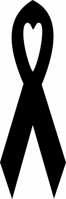 Awareness Ribbon Laser Cut Appliques