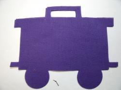 Train Caboose Laser Cut Appliques