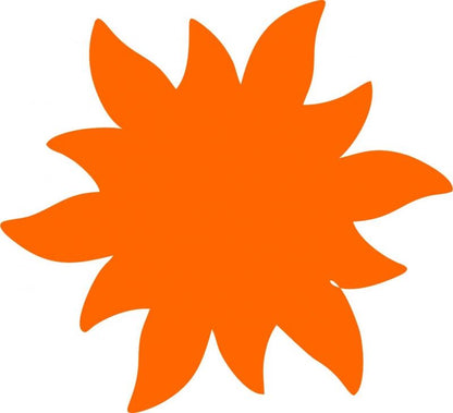 Sun Laser Cut Appliques