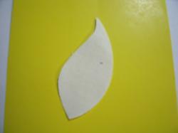 Flower Leaves Laser Cut Appliques (Size: Medium, Color: White)