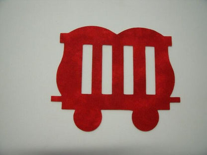 Christmas Train Zoo Car Laser Cut Appliques