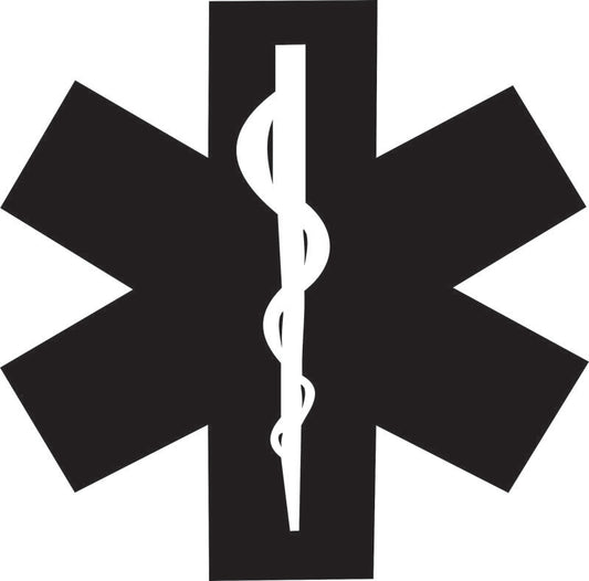 EMT Symbol Laser Cut Appliques