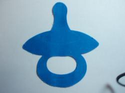 Pacifier Laser Cut Appliques