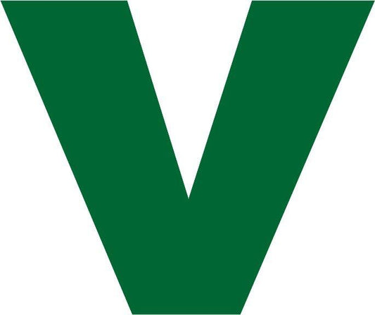Letter - "v" Lowercase Laser Cut Appliques