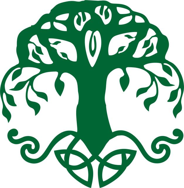 Celtic Tree of Life Silhouette Laser Cut Appliques