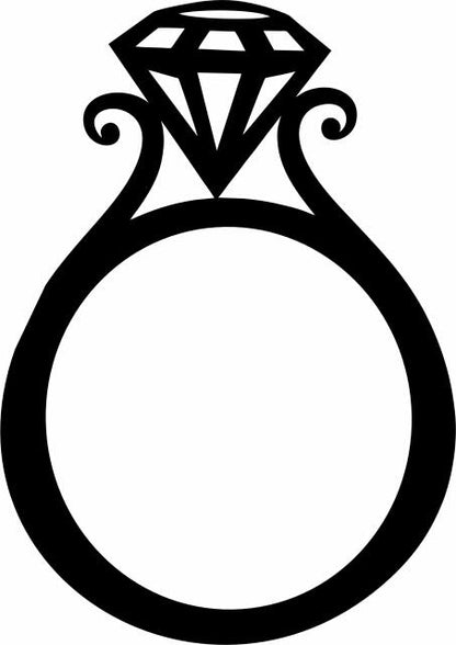 Engagement Ring Laser Cut Appliques