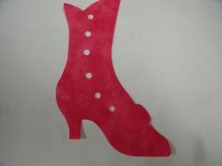 Victorian Boot Laser Cut Appliques
