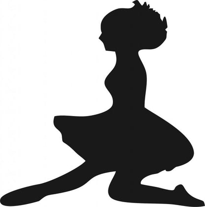 Irish Dancer 'Leap' Silhouette Laser Cut Appliques