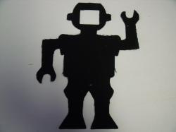 Robot Laser Cut Appliques
