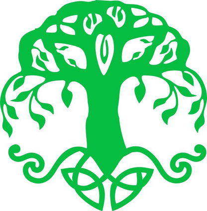 Celtic Tree of Life Silhouette Laser Cut Appliques