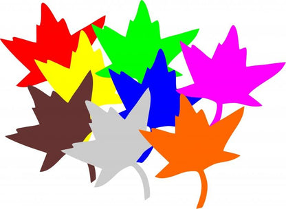 Maple Leaf Laser Cut Appliques
