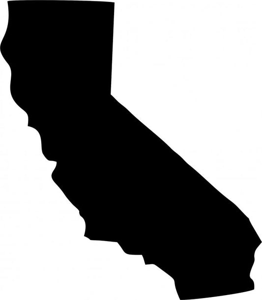 California Silhouette Laser Cut Appliques