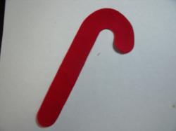 Christmas Candy Cane Laser Cut Appliques